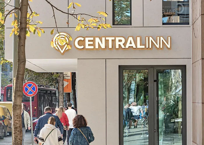 酒店 Central Inn Hotel 地拉那
